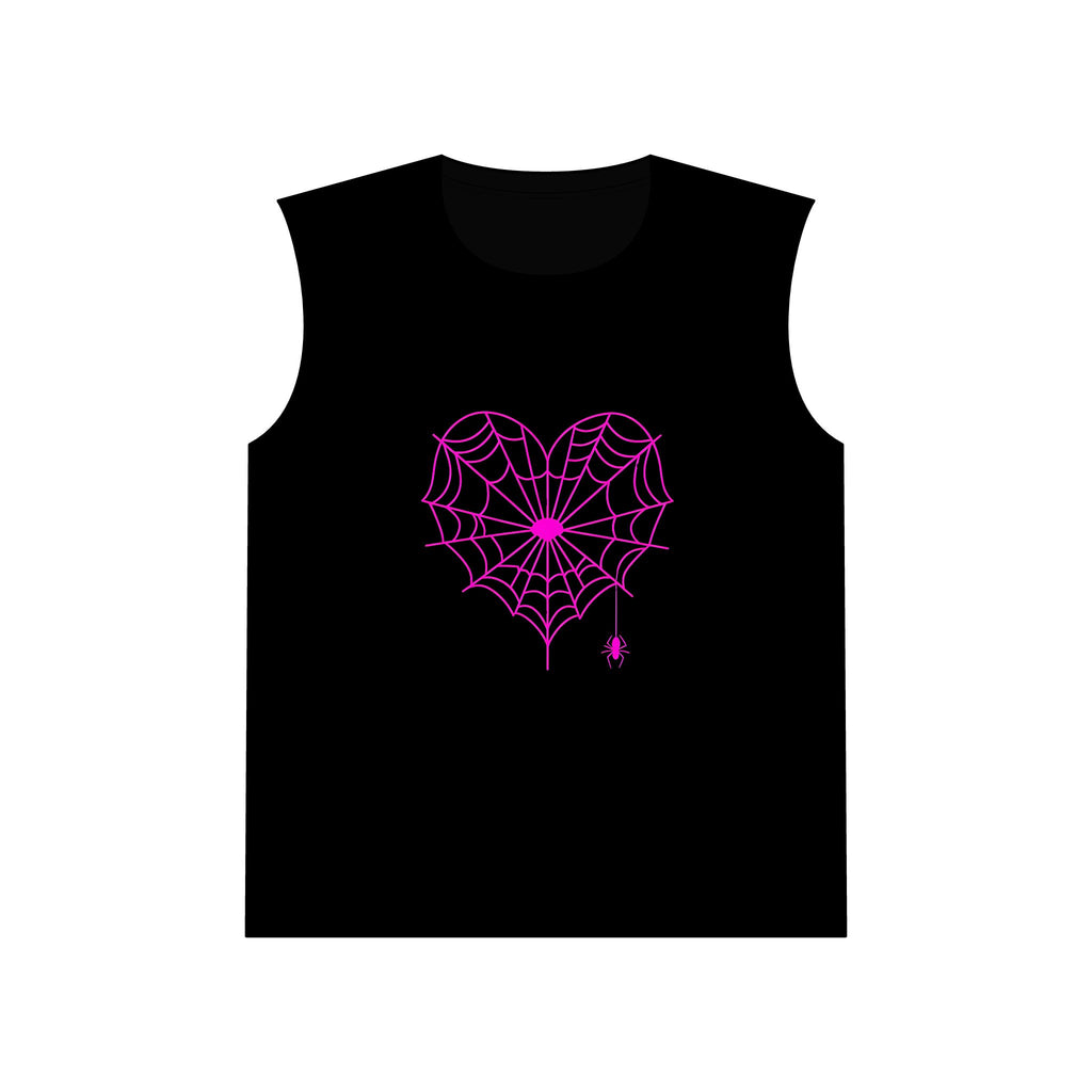 Spiderweb Heart Muscle Tank