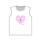 Spiderweb Heart Muscle Tank