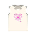 Spiderweb Heart Muscle Tank