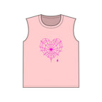 Spiderweb Heart Muscle Tank