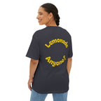 Humorous Oversized Tee - Squeeze Me, Lemonade Anyone?