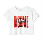 "Kiss Me" Cropped Tee