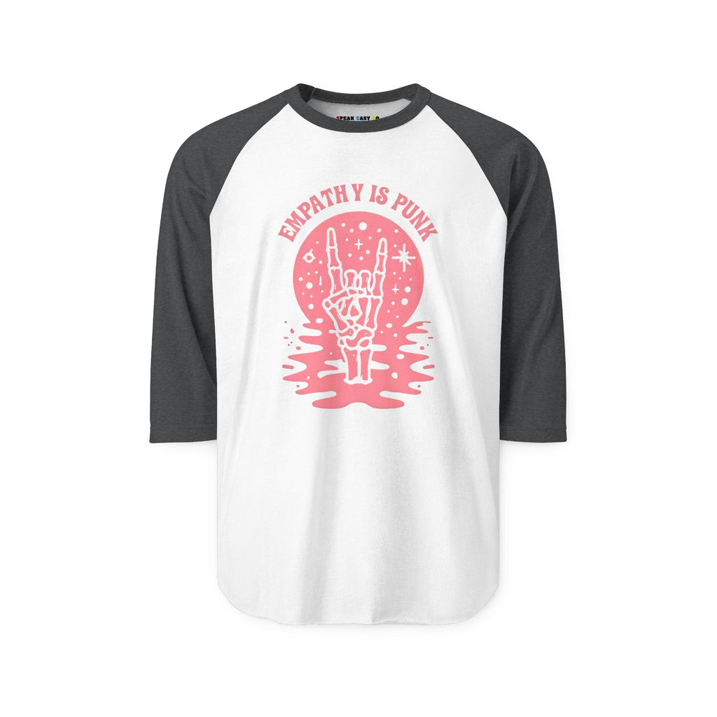 "Empathy Is Punk" 3/4th Sleeve Raglan Shirt