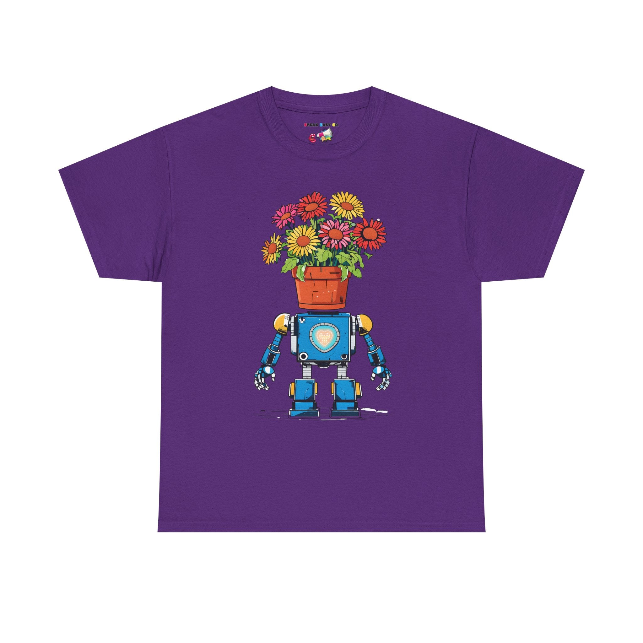 Robot Flower Power Tee
