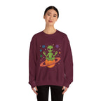 Galactic Alien Crewneck Sweatshirt