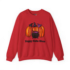 "Happy Hallo-Ween" Hotdog Witches Crewneck Sweatshirt