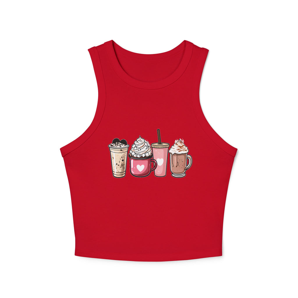 Coffee Lovers Cropped Tank