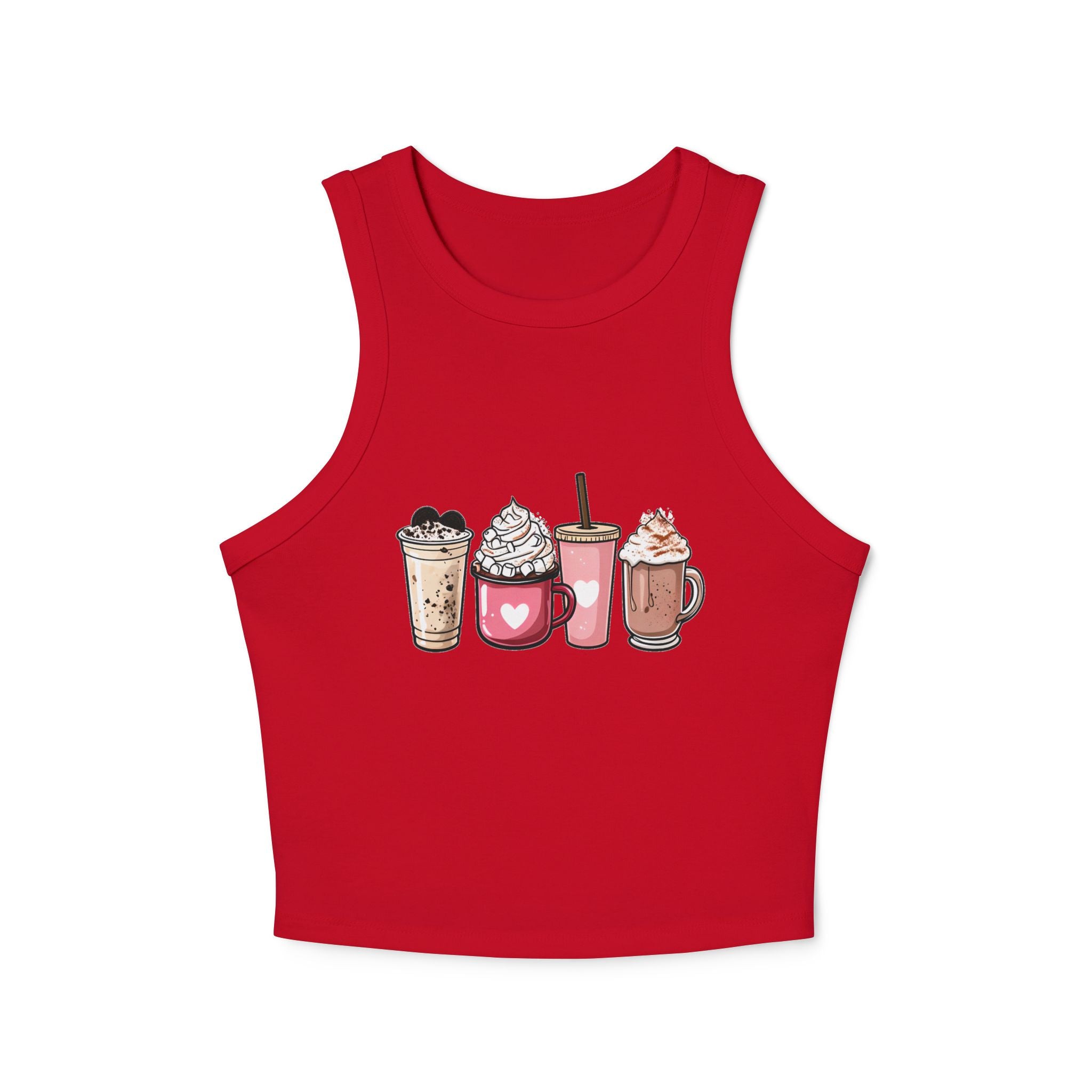 Coffee Lovers Cropped Tank