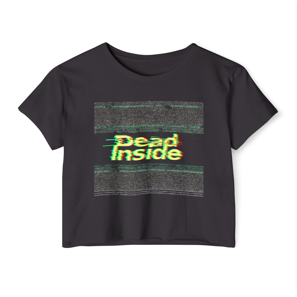 Grunge Festival Crop Top-Dead Inside