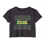 Grunge Festival Crop Top-Dead Inside