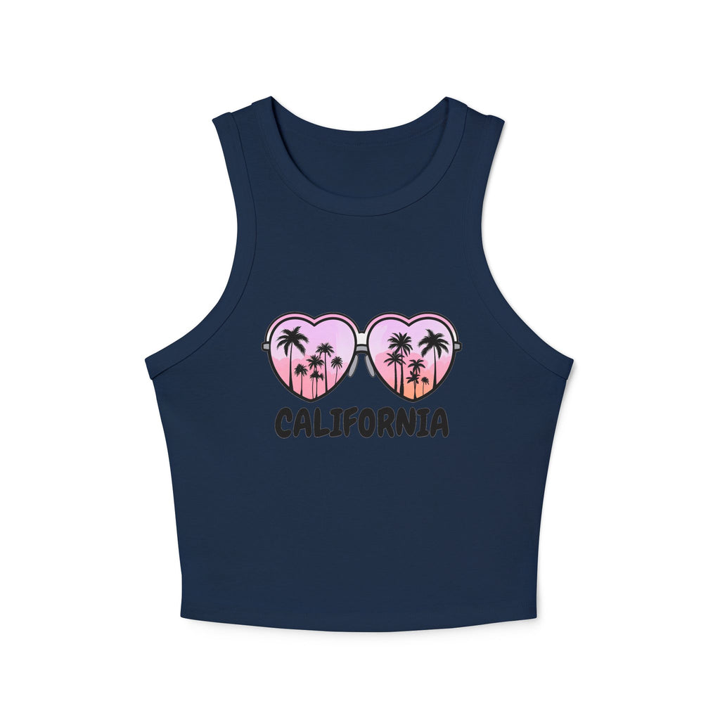 California Glasses Racer Tank