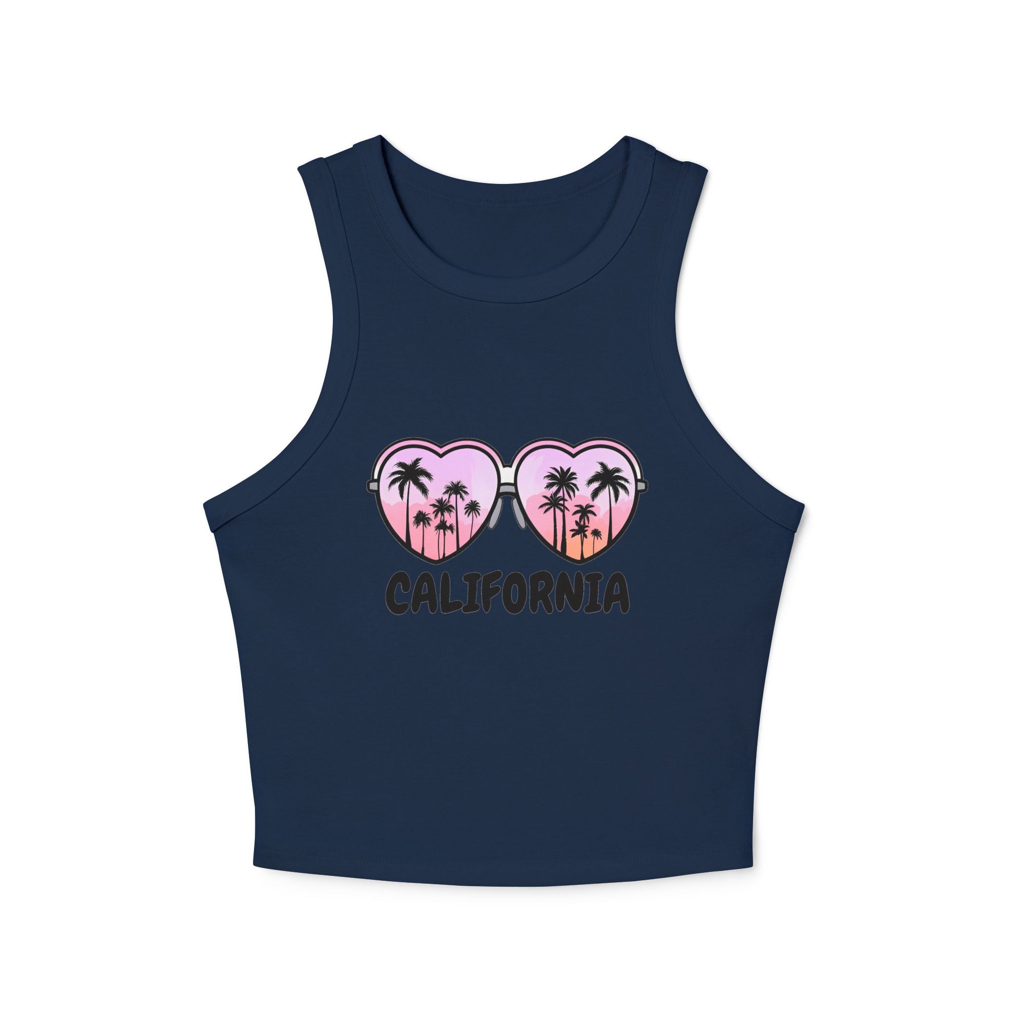California Glasses Racer Tank