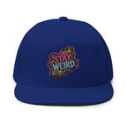 Stay Weird Flat Bill Cap