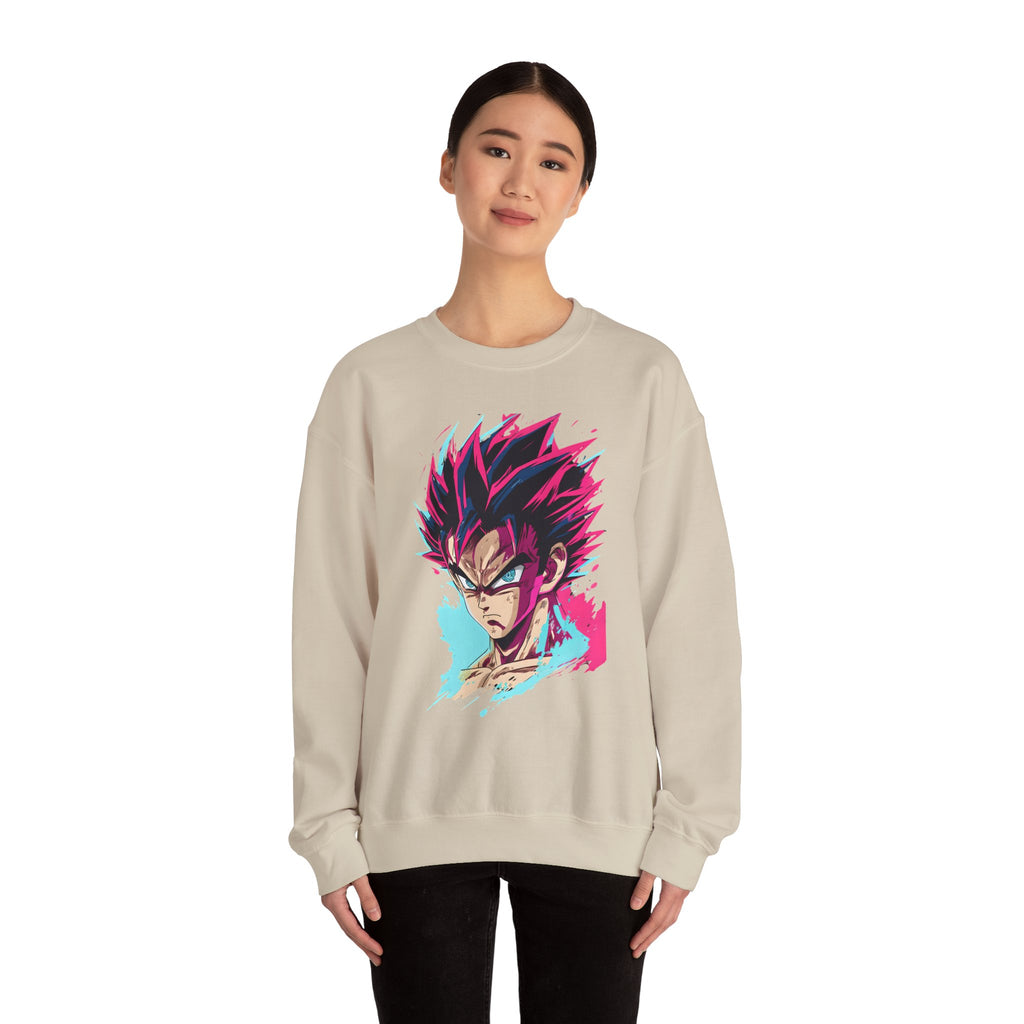Anime-Inspired Crewneck Sweatshirt