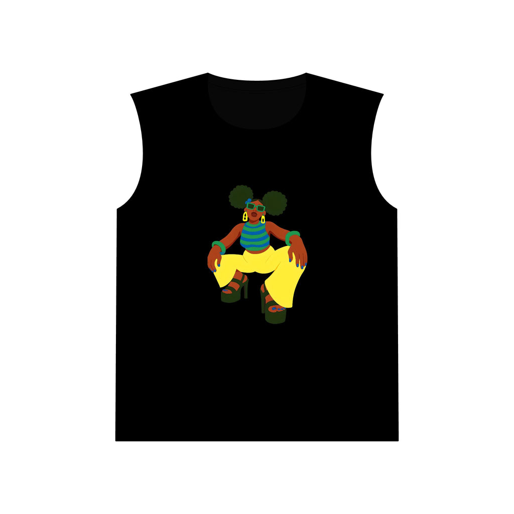 Afro Puffs Muscle Tank