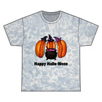 "Happy Hallo-Ween" Hotdog Witches Tie-Dye Tee
