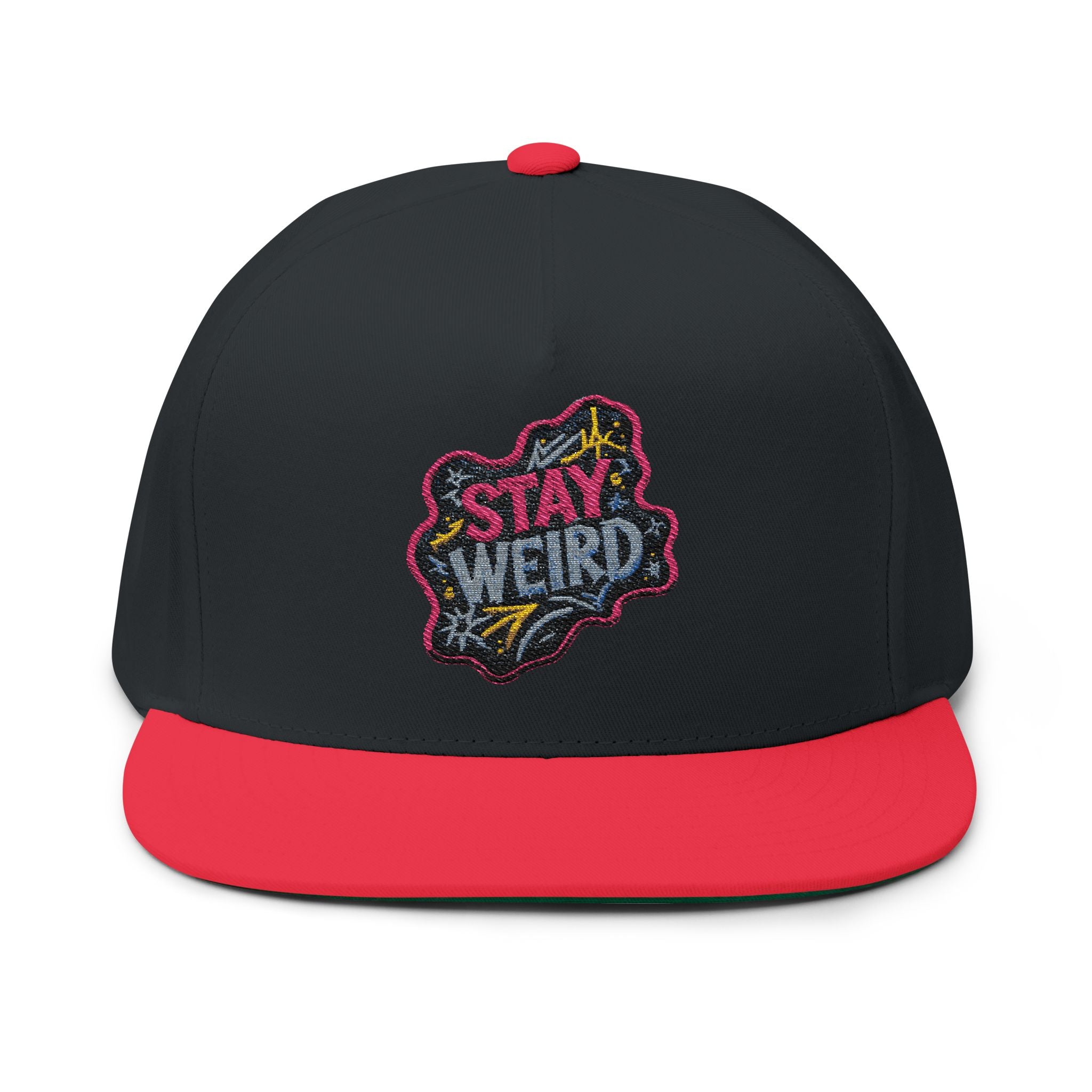 Stay Weird Flat Bill Cap