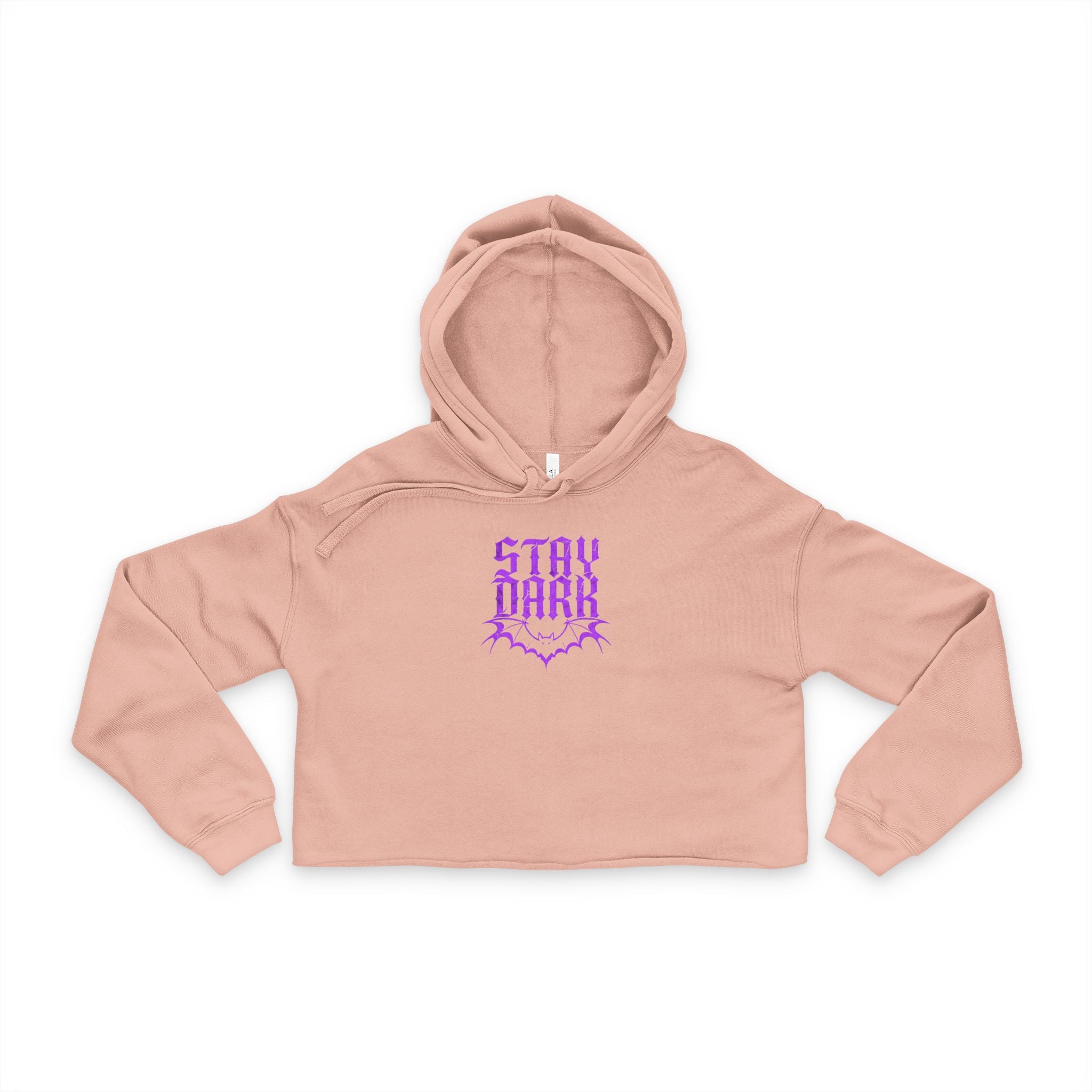"Stay Dark" Cropped Hoodie