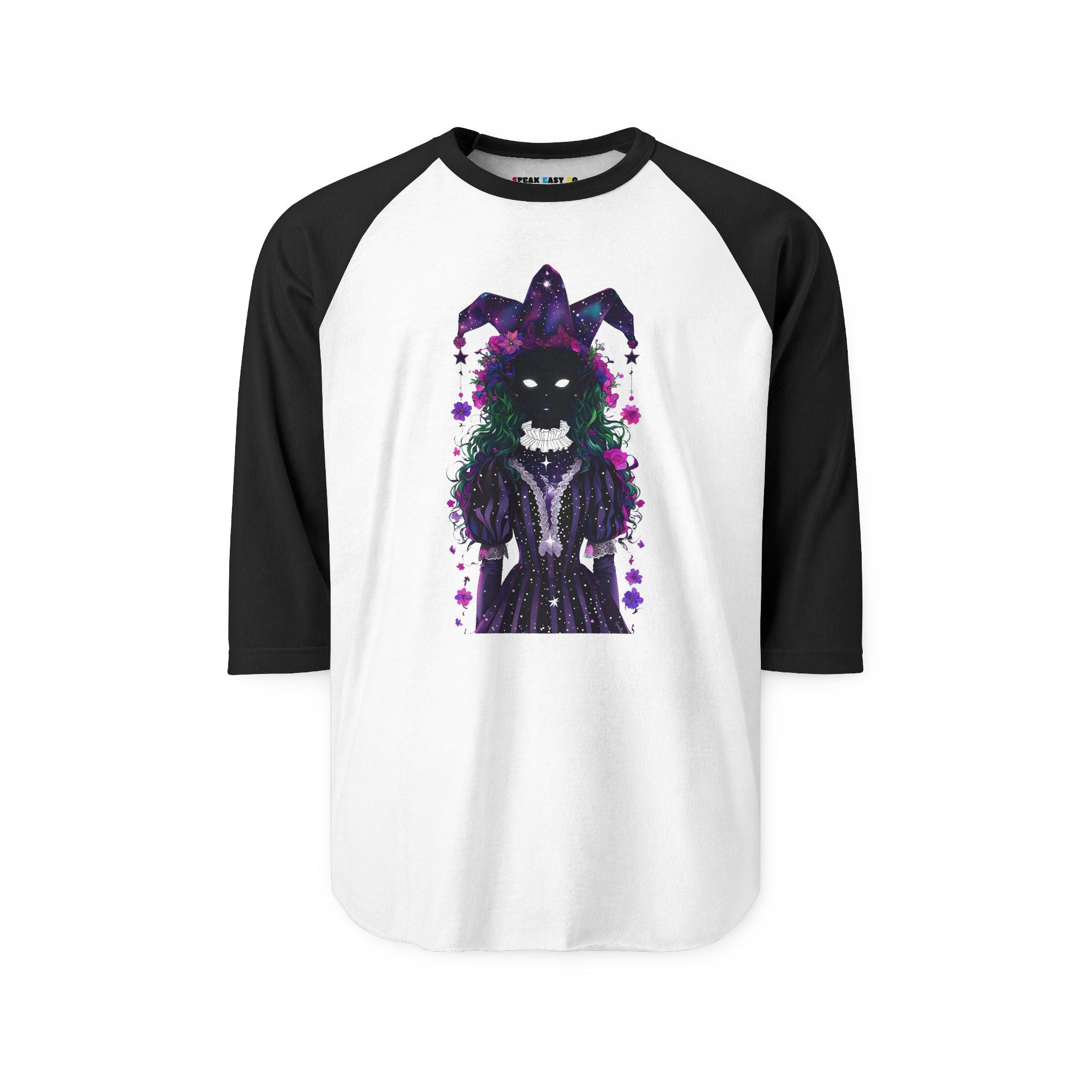 Mystical Joker 3/4th Sleeve Raglan Shirt