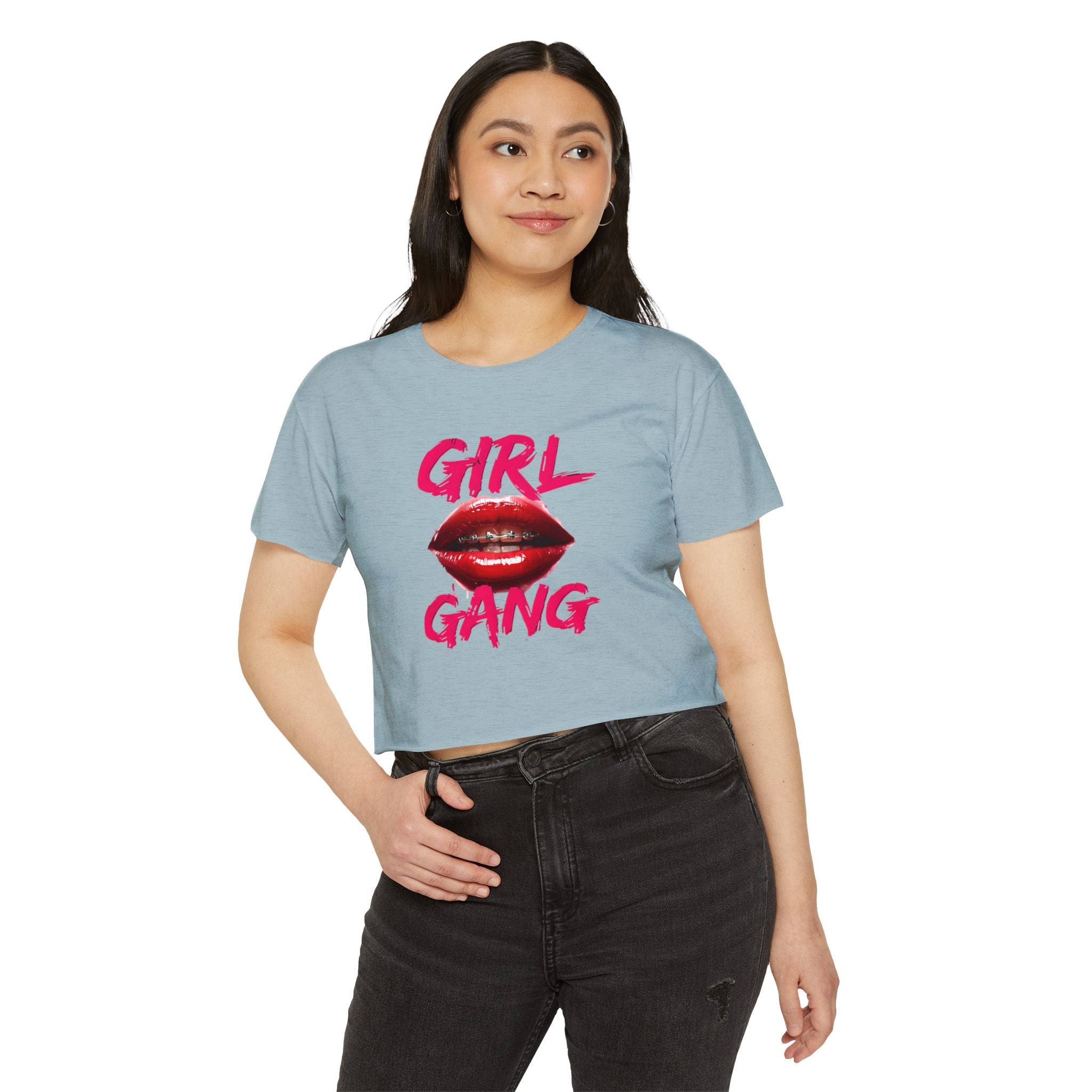 "Girl Gang" Cropped Tee