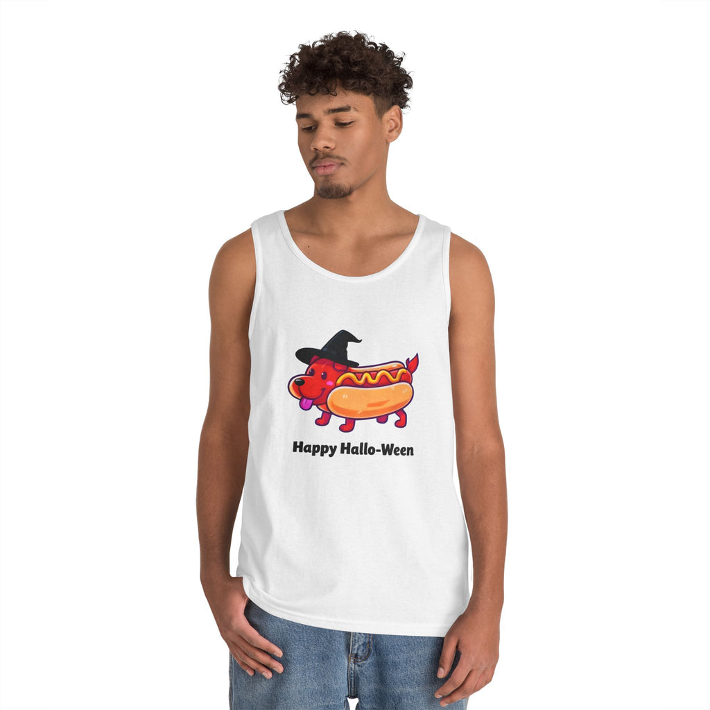 "Happy Hallo-Ween" Hotdog Costume Tank