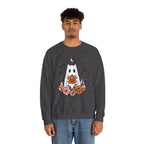 Cute Ghost Pumpkin Crewneck Sweatshirt