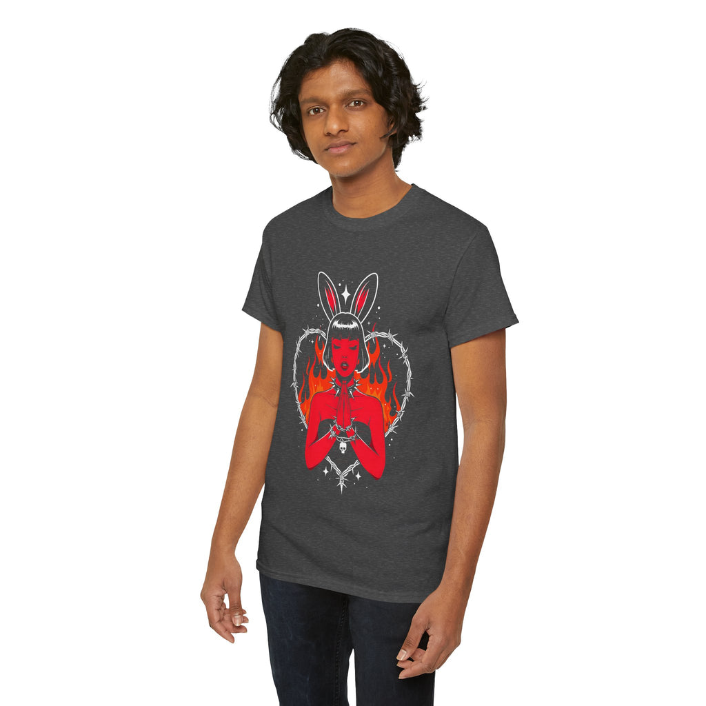 Edgy Bunny Heart Tee