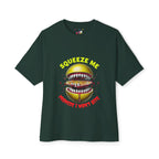 Humorous Oversized Tee - Squeeze Me, Lemonade Anyone?
