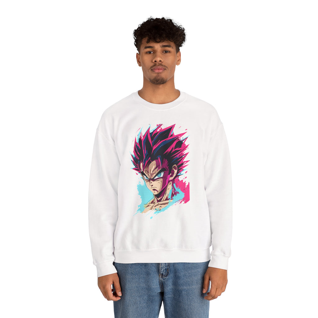 Anime-Inspired Crewneck Sweatshirt