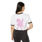 Rose & Knife Ringer Tee
