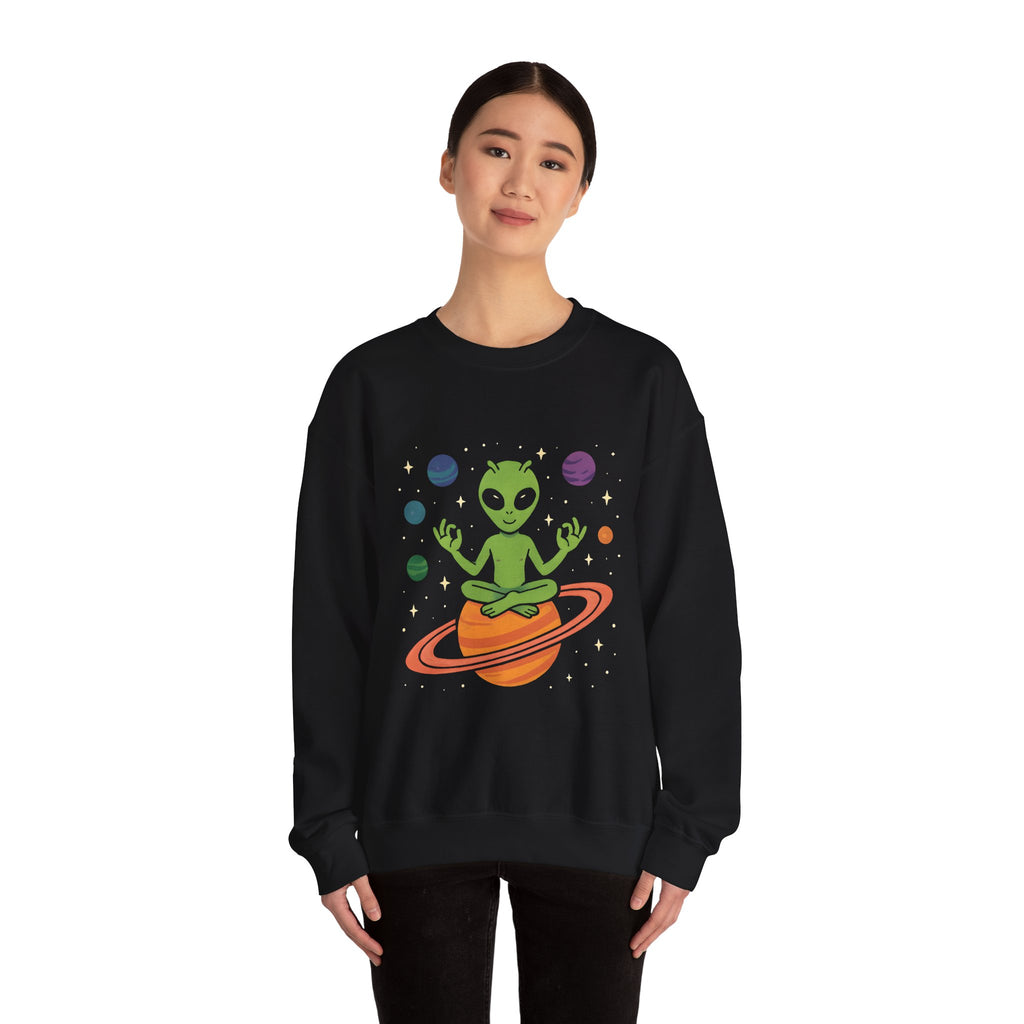 Galactic Alien Crewneck Sweatshirt