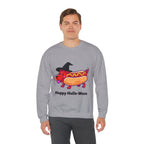 "Happy Hallo-Ween" Hotdog Costume Crewneck Sweatshirt