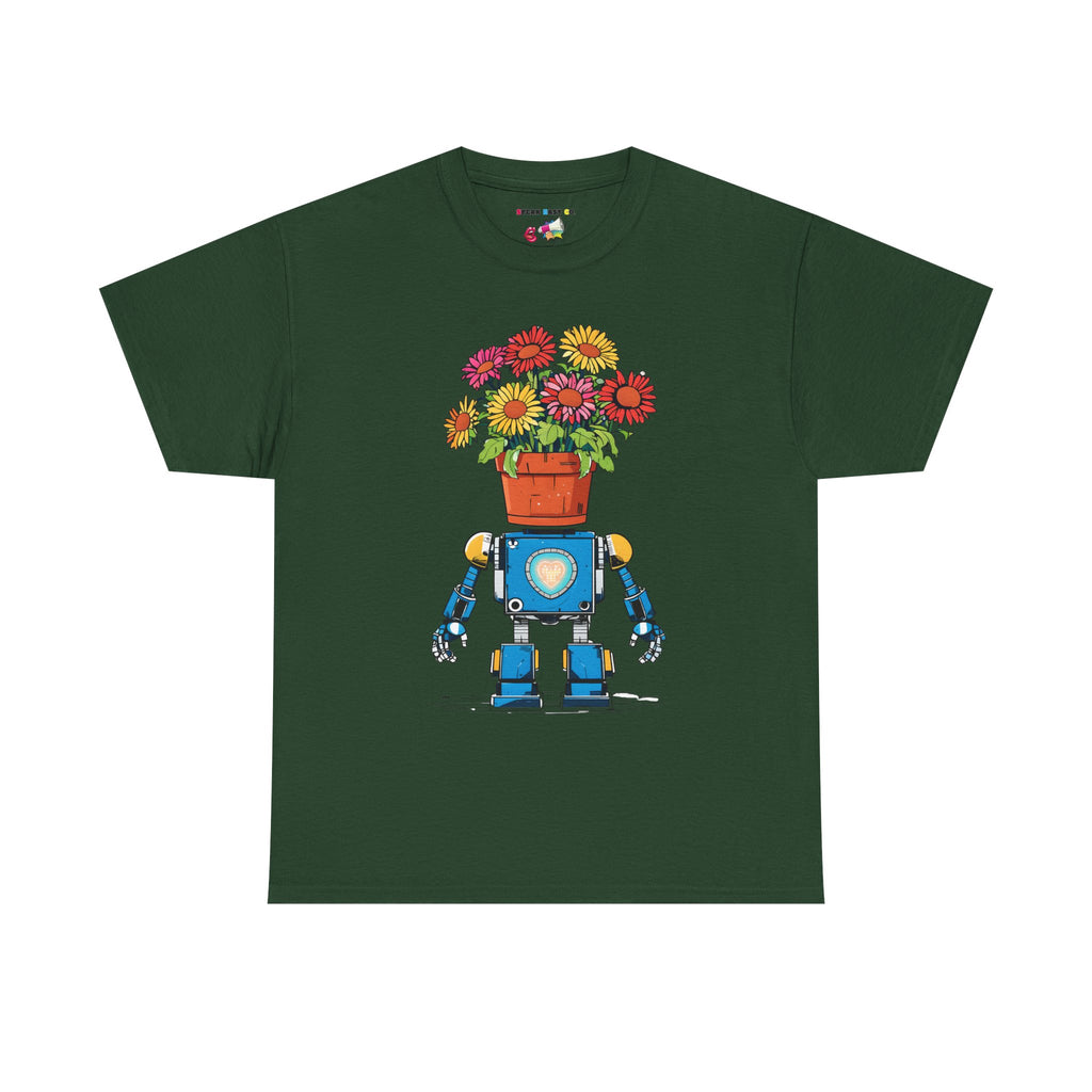 Robot Flower Power Tee