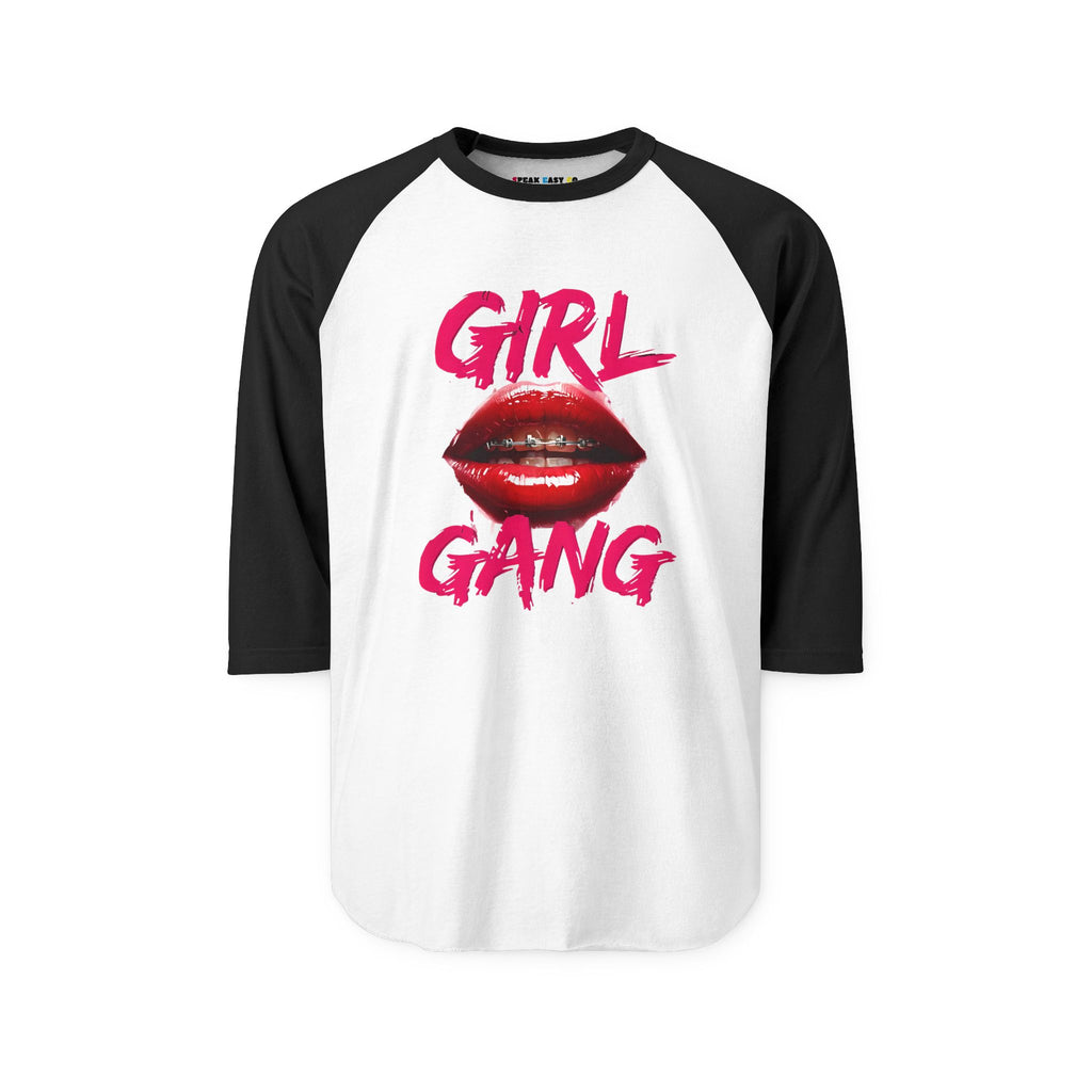 "Girl Gang" 3/4th Sleeve Raglan Shirt