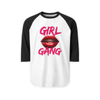 "Girl Gang" 3/4th Sleeve Raglan Shirt