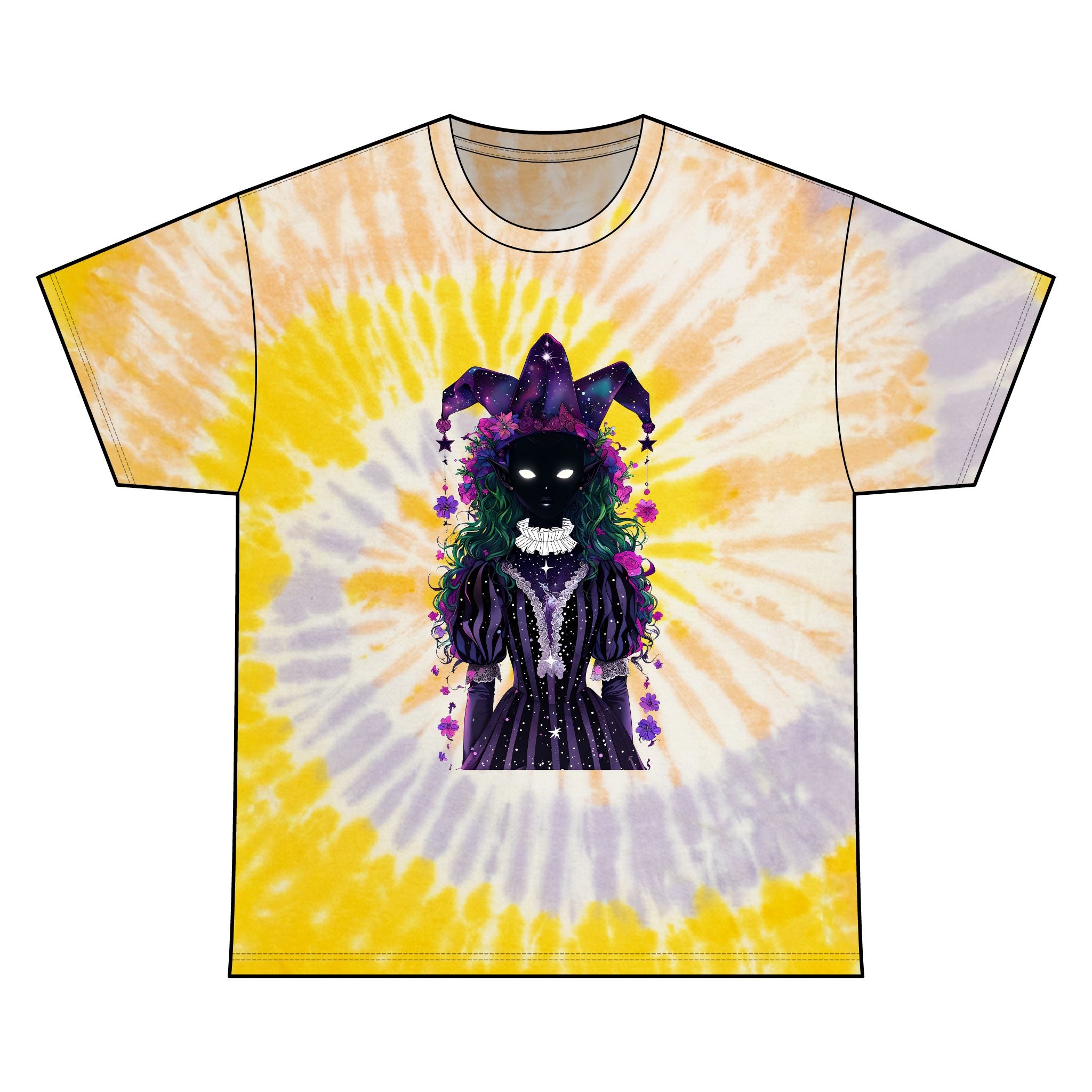 Mystical Joker Tie-Dye Tee