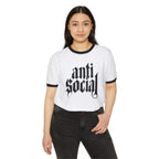 Anti-Social Ringer T-Shirt
