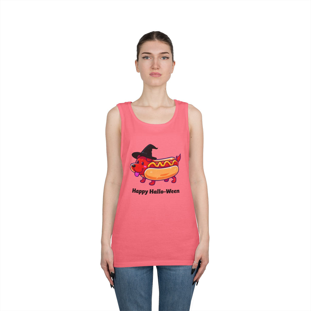 "Happy Hallo-Ween" Hotdog Costume Tank