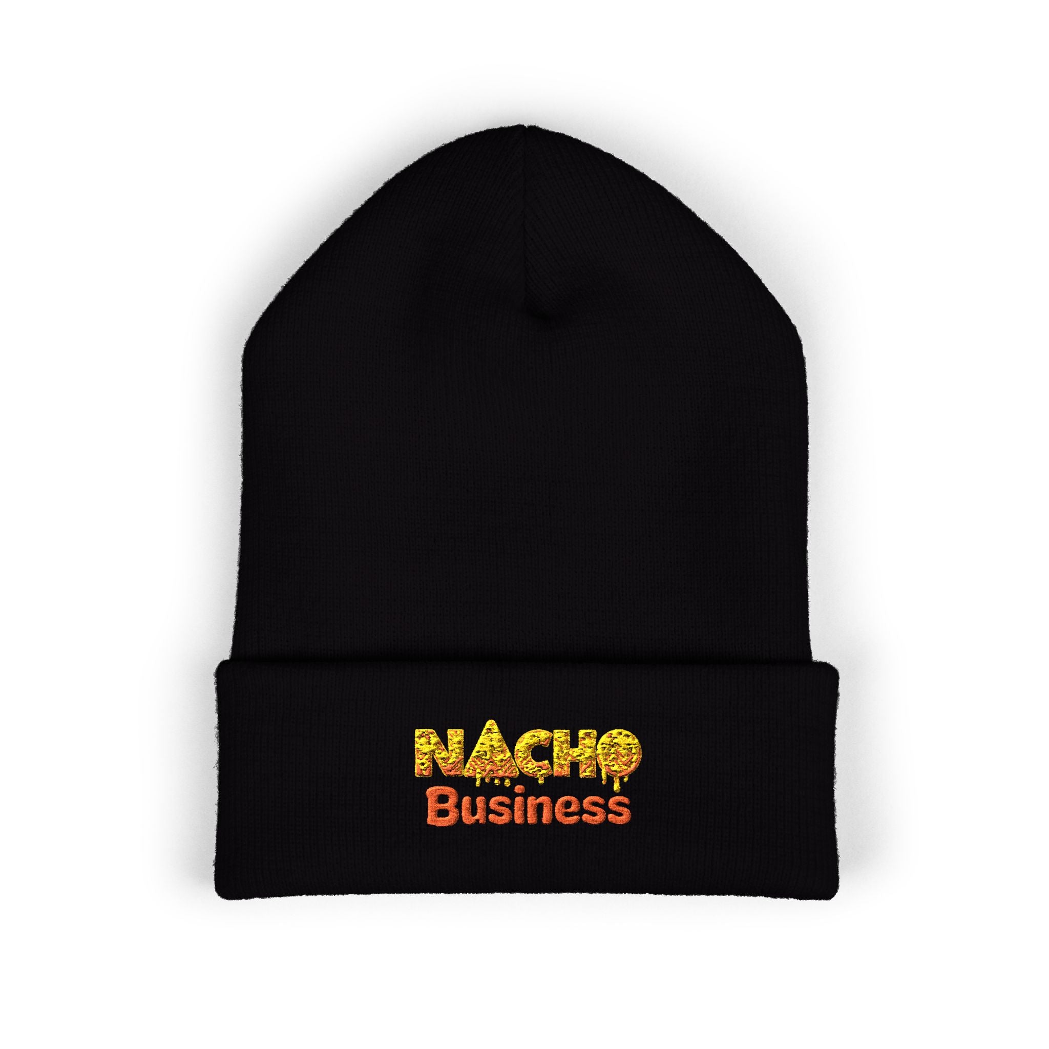 Nacho Business Embroidered Classic Cuffed Beanie