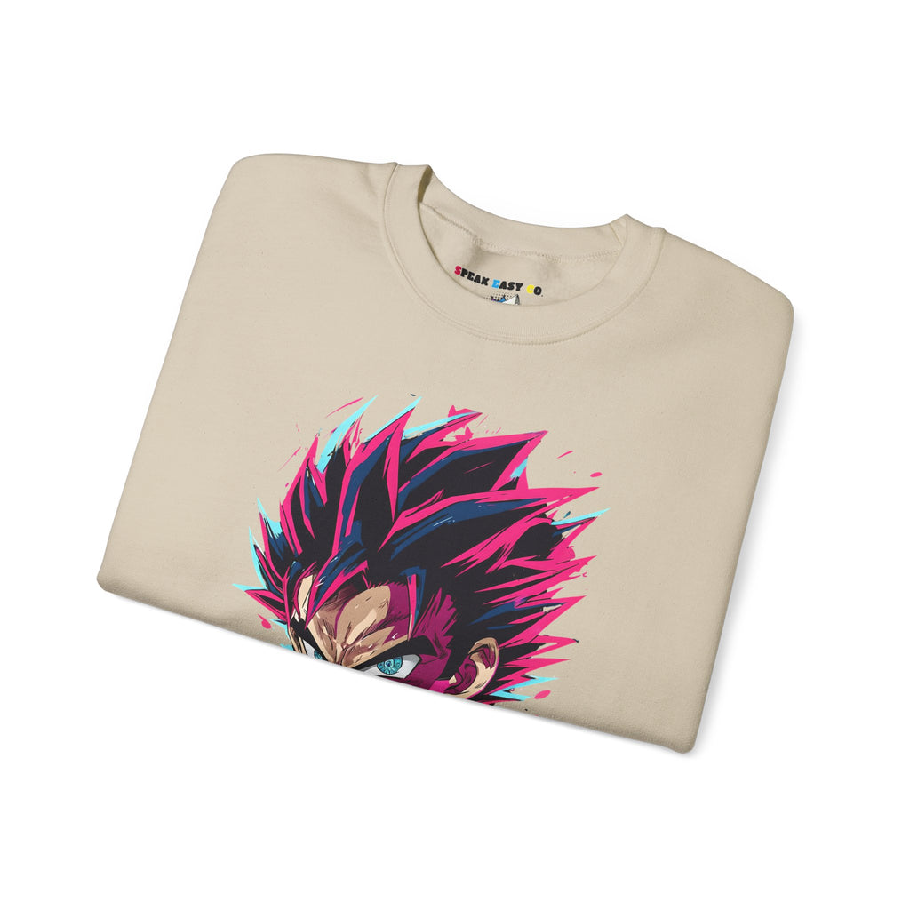 Anime-Inspired Crewneck Sweatshirt