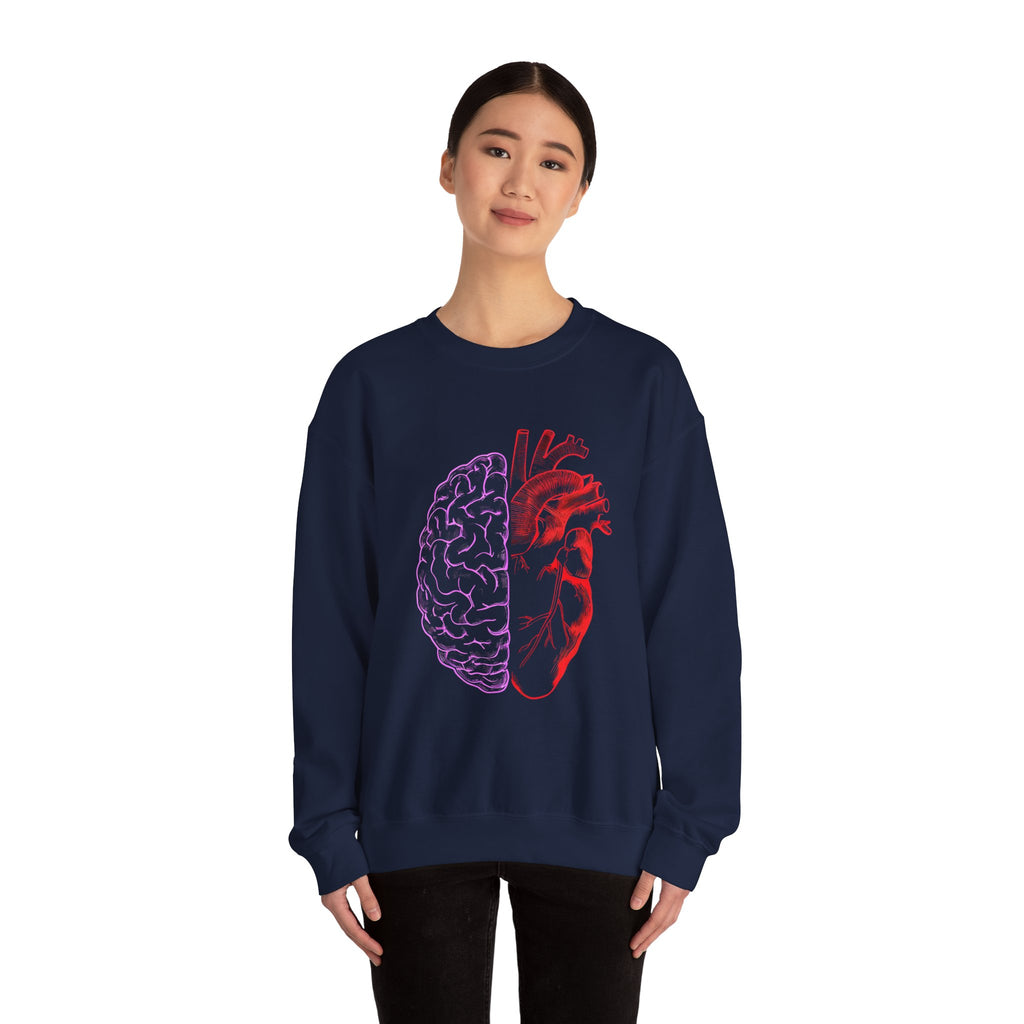 Heart & Brain Crewneck Sweatshirt