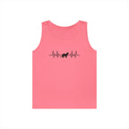 Black Cat Heartbeat Tank