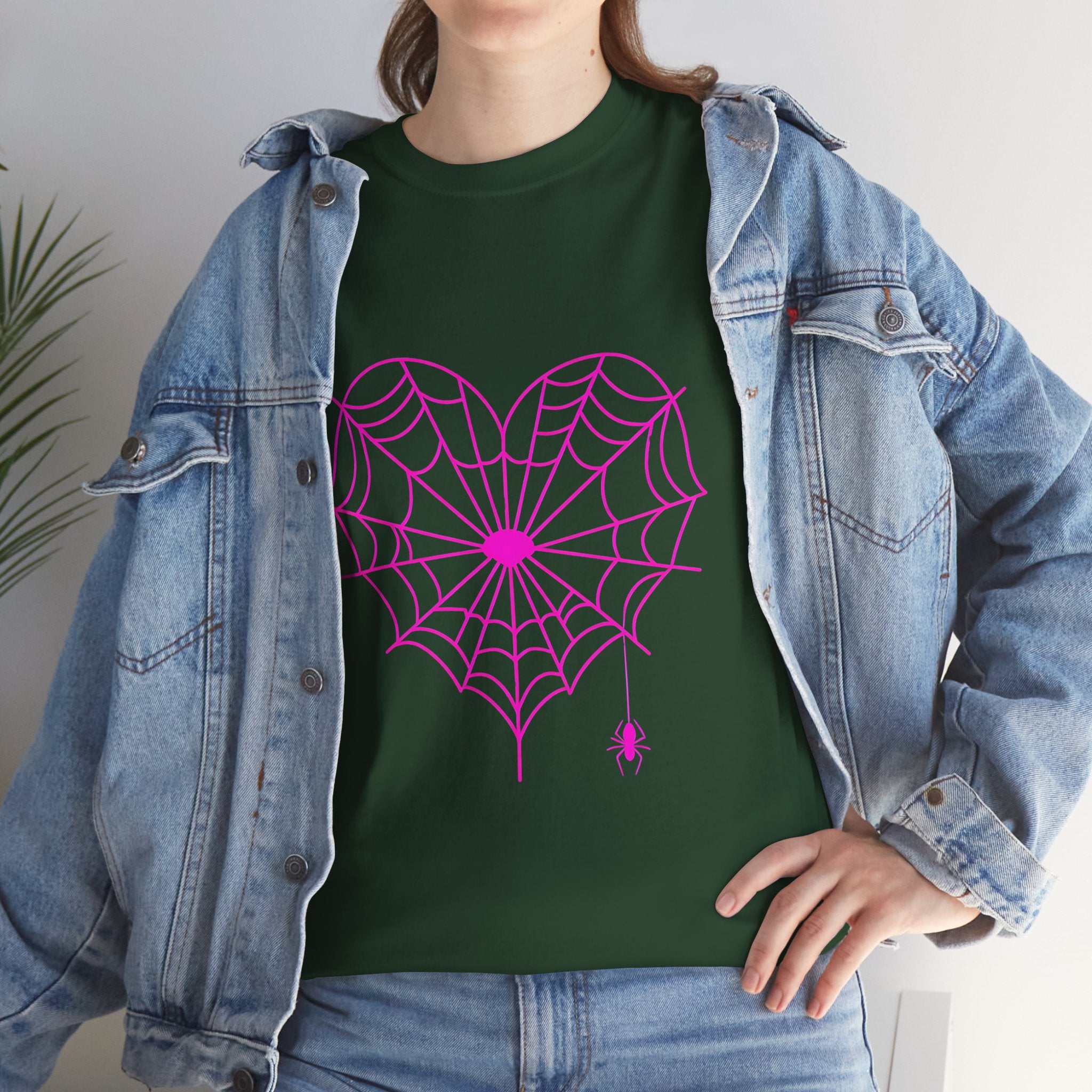 Spiderweb Heart Tee