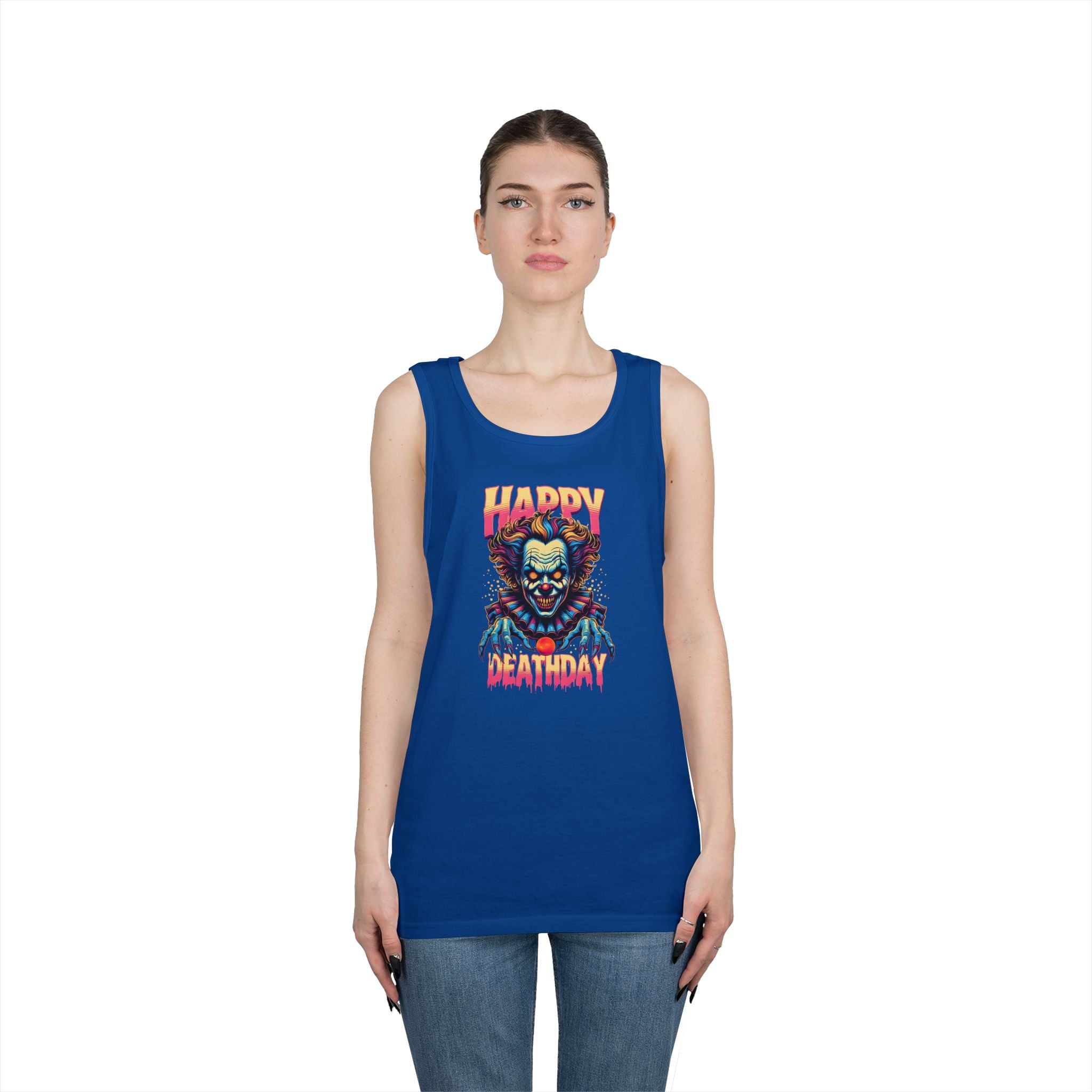 "Happy Deathday" Clown Tank