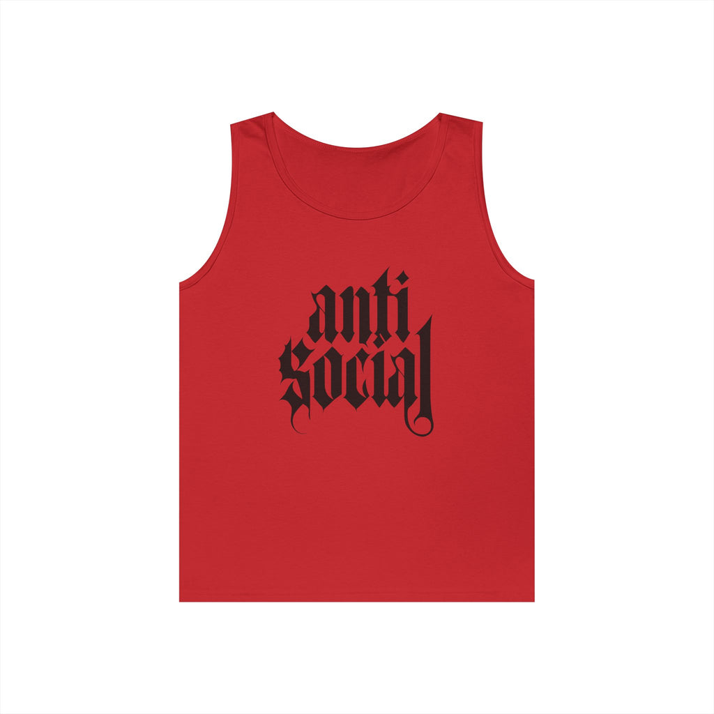 Anti-Social Heavy Cotton Tank Top