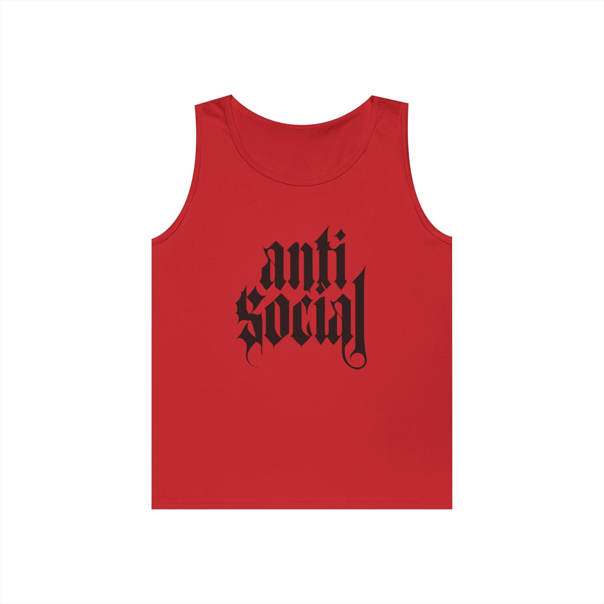 Anti-Social Heavy Cotton Tank Top