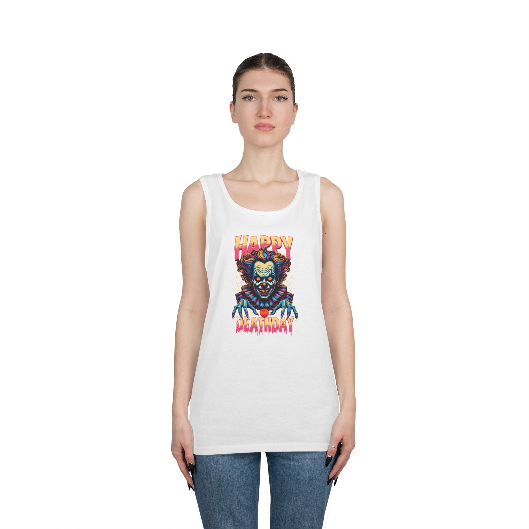 "Happy Deathday" Clown Tank