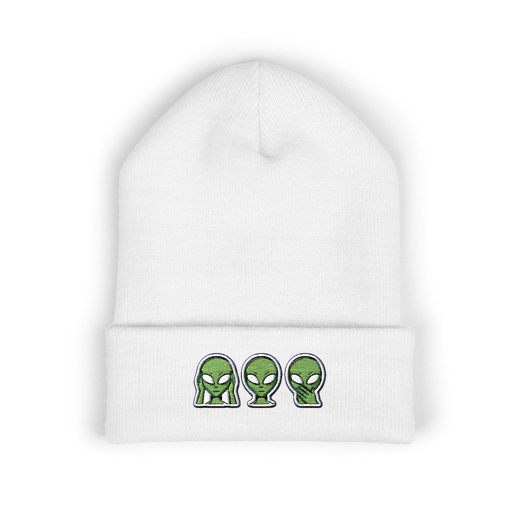 Aliens Embroidered Classic Cuffed Beanie
