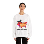"Happy Hallo-Ween" Hotdog Costume Crewneck Sweatshirt