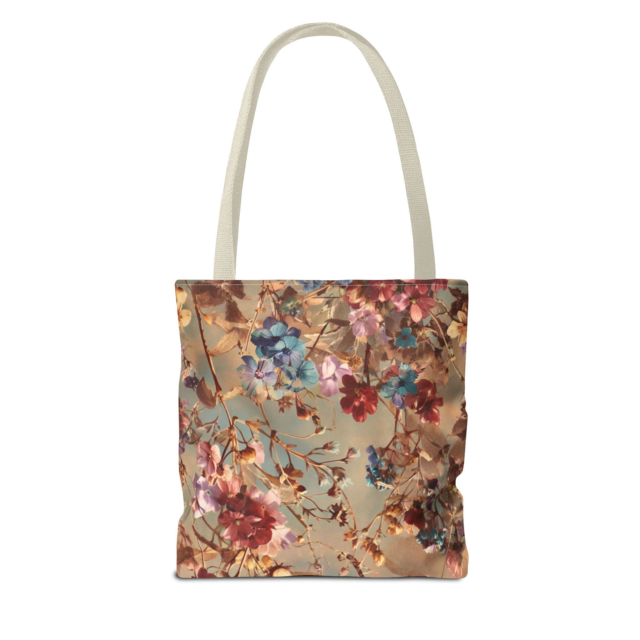 Floral Print Tote Bag